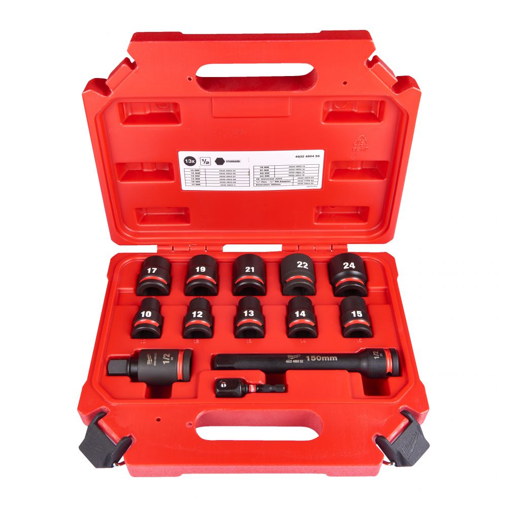Schaumstoffeinlage 3/3  für SHOCKWAVE 1/2 Schlagnüsse lang für Werkstattwagen 78 cm 